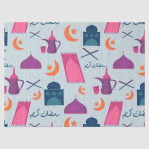Papel De Seda Happy Ramadan Pattern