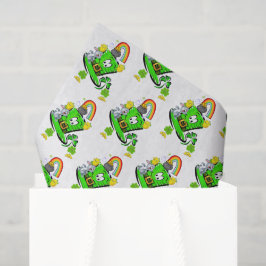 Papel De Seda Happy Saint Patrick's Day Rabbit Tissue Paper