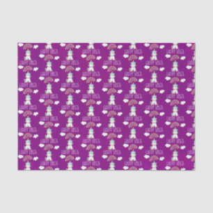 Papel De Seda Happy Vibs Typografia Incrível Rainbow & Unicorn