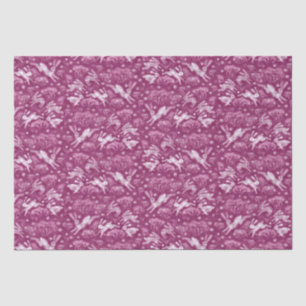 Papel De Seda Hares Field Bunnies Rabbits Padrão de inverno Fuc