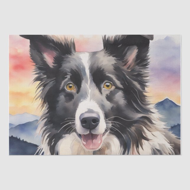Papel De Seda Harmonia de Crepúsculo: Desacoplamento de Collie d (Frente )
