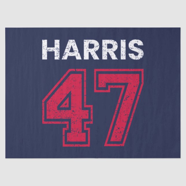 Papel De Seda Harris 47 I - Kamala Harris Para Presidente (Frente )