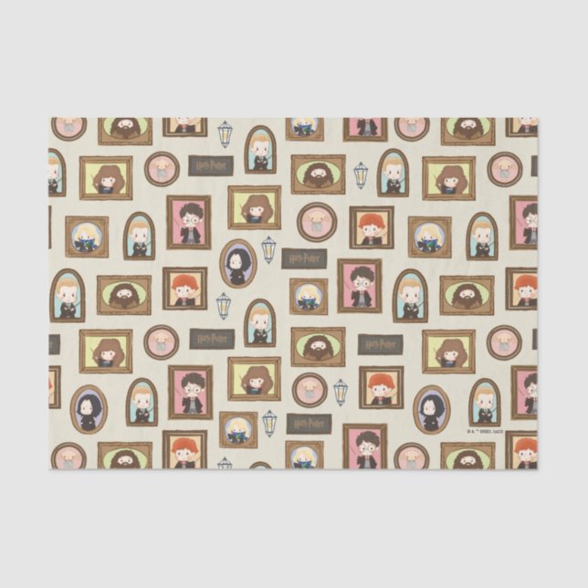 Papel De Seda HARRY POTTER™ Chibi Picture Frame Patterno (Frente )
