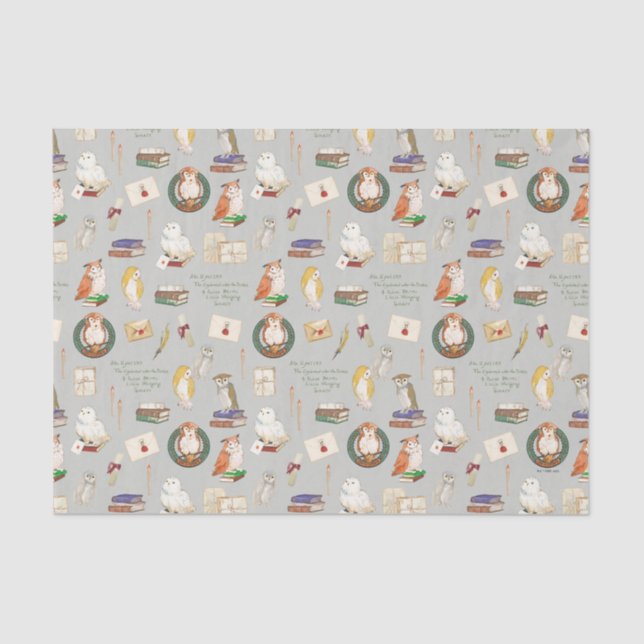 Papel De Seda HARRY POTTER™ | Coruja - Letra Padrão (Frente )