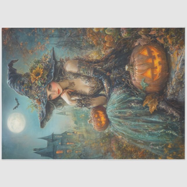 Papel De Seda Harvest Witch (Frente )