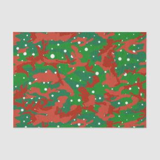 Papel De Seda Haus Da Camuflagem De Camo Xmas