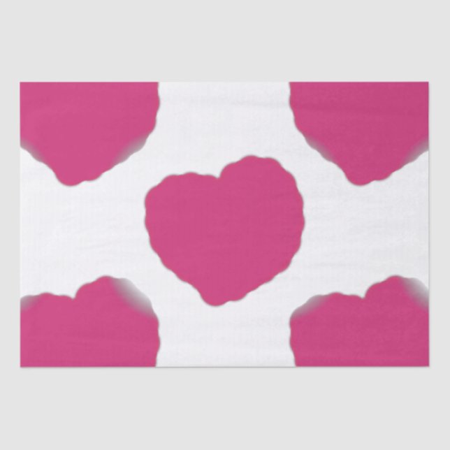 Papel De Seda Hearts (Frente )