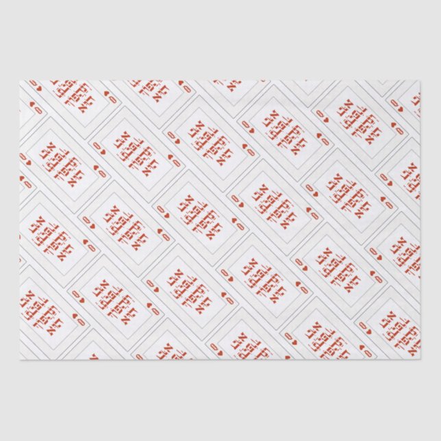 Papel De Seda Hebraico personalizado Venachafoch-hu Purim Mishlo (Frente )