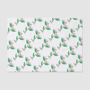Papel De Seda Heliconia Flowers