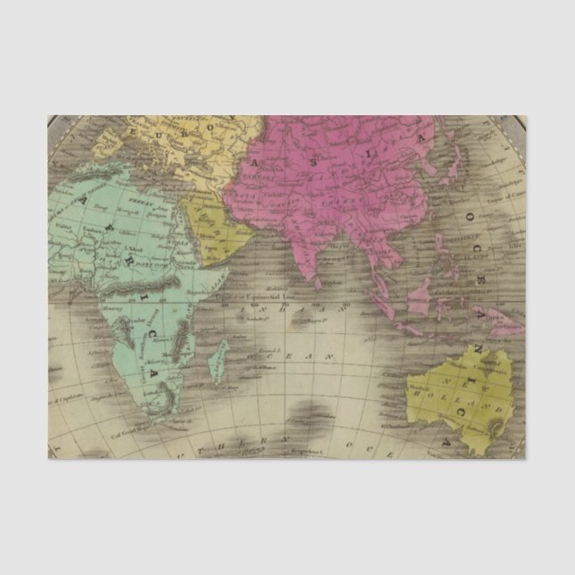 Papel De Seda Hemisfério oriental 15 2 (Frente )