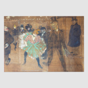 Papel De Seda Henri de Toulouse-Lautrec - Dança no Rouge