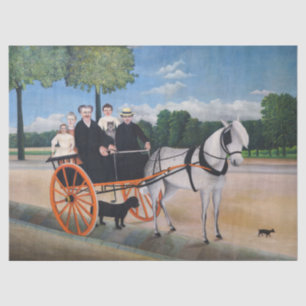 Papel De Seda Henri Rousseau - A Carroça do pai Junier
