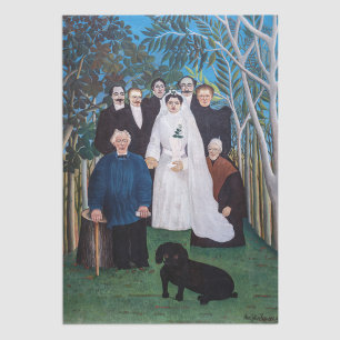Papel De Seda Henri Rousseau - A Festa de casamento
