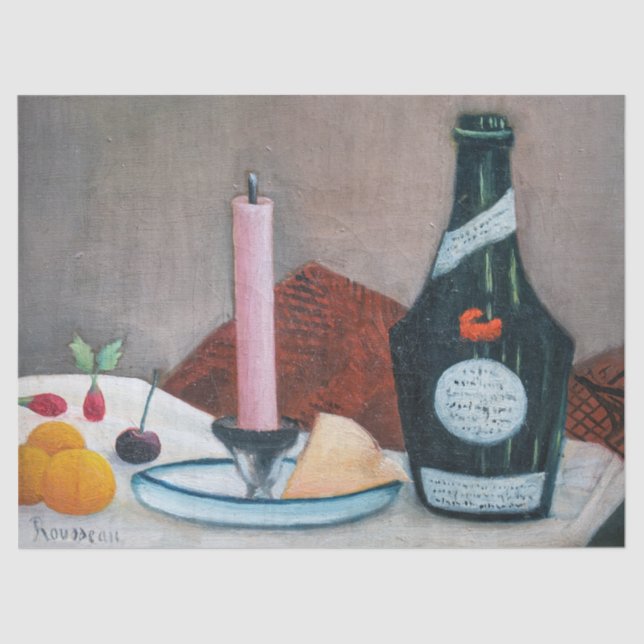 Papel De Seda Henri Rousseau - A Vela Rosa (Frente )
