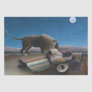 Papel De Seda Henri Rousseau - O Cigano Que Dorme