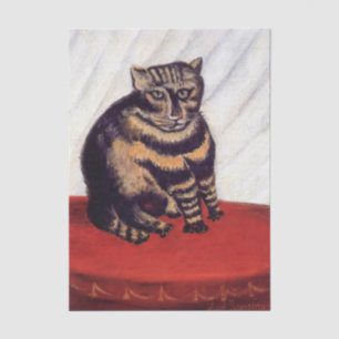 Papel De Seda Henri Rousseau - O Gato Malhado