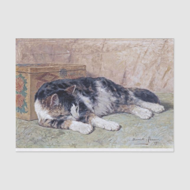 Papel De Seda Henriette Ronner-Knip (1821-1909) (Frente )
