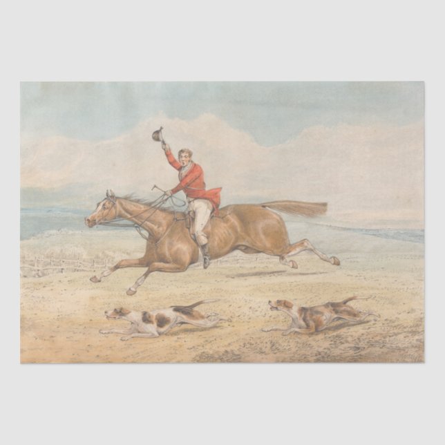 Papel De Seda Henry Alken | Um Wipper-In (Frente )
