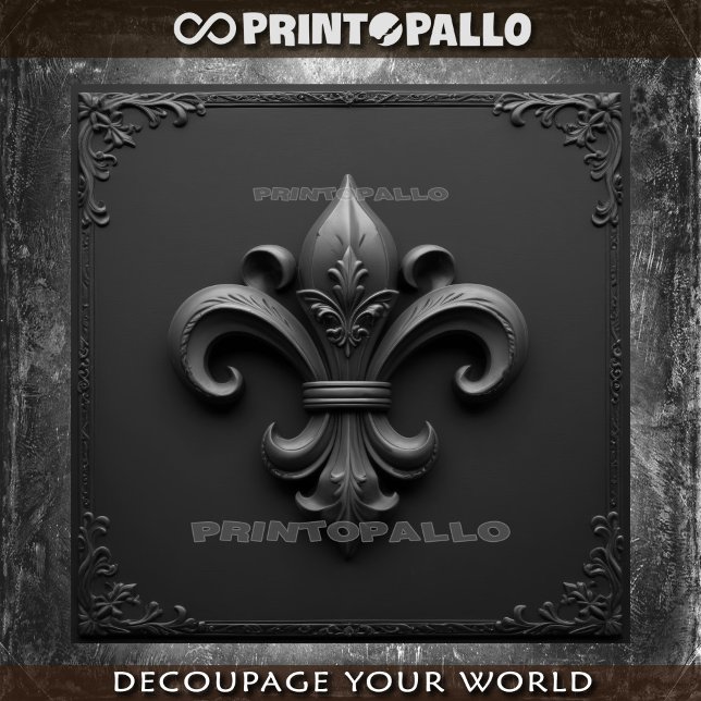 Papel De Seda Heraldry: Fleur-de-lis. Lily Flor. (Criador carregado)