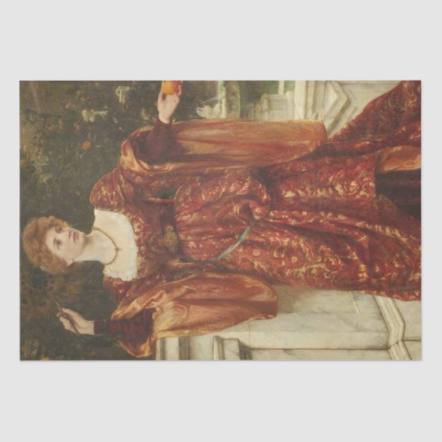 Papel De Seda Hesperia (por Frank Dicksee) (Frente )