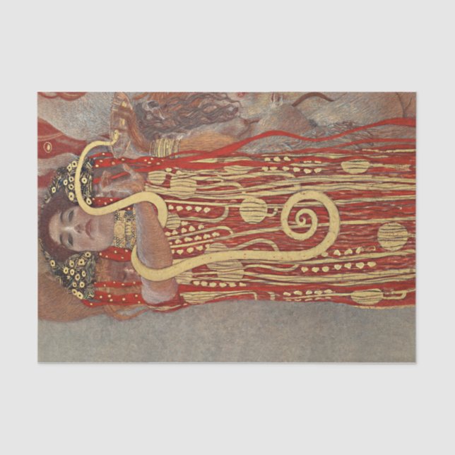 Papel De Seda Higieia por Gustav Klimt (Frente )