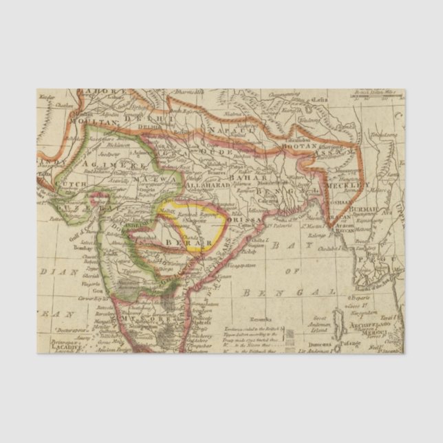 Papel De Seda Hindoostan ou India (Frente )