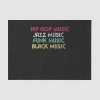 Papel De Seda Hip Hop Jazz Funk Black Music - Musical Creative