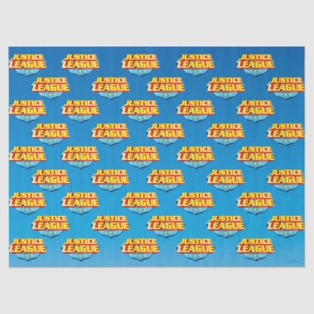 Papel De Seda HISTÓRIAS EM QUADRINHOS DC | Liga da Justiça - Ani (Frente )