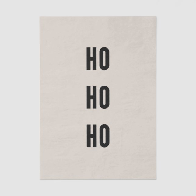 Papel De Seda Ho Ho Ho (Frente )