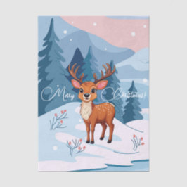 Papel De Seda Ho-Ho-Ho! É uma Rena 