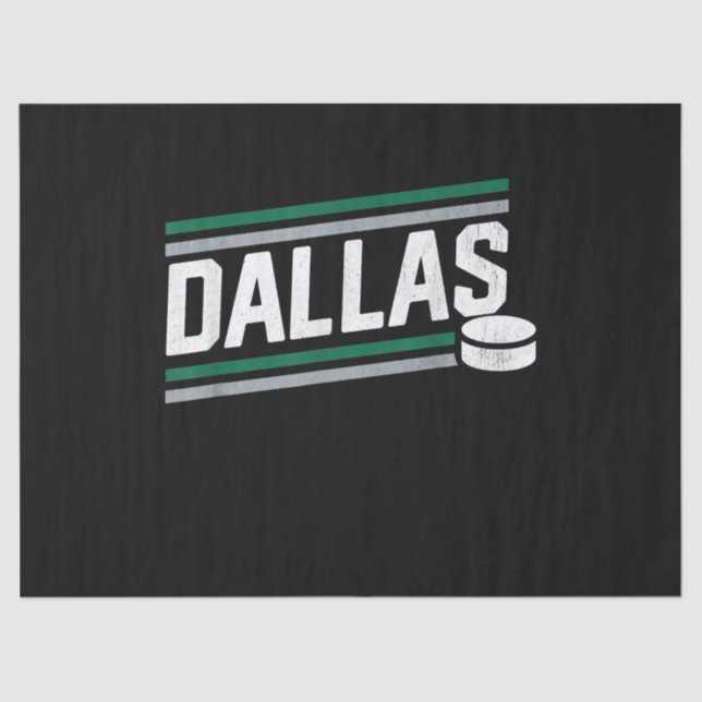 Papel De Seda Hockey Lover | Legal jogo de hóquei de Dallas (Frente )