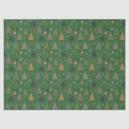 Papel De Seda Holiday Echoes-Green