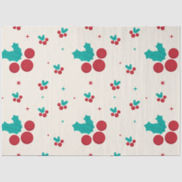 Papel De Seda Holly Jolly Tissue Paper