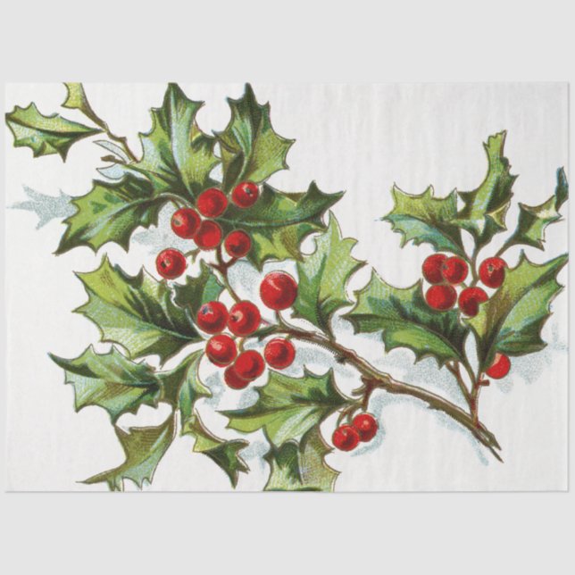 Papel De Seda HollyBerries20150802 (Frente )