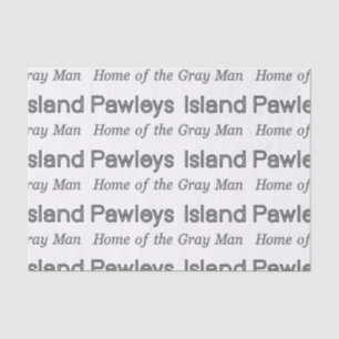 Papel De Seda Homem-Cinza da Ilha Pawleys