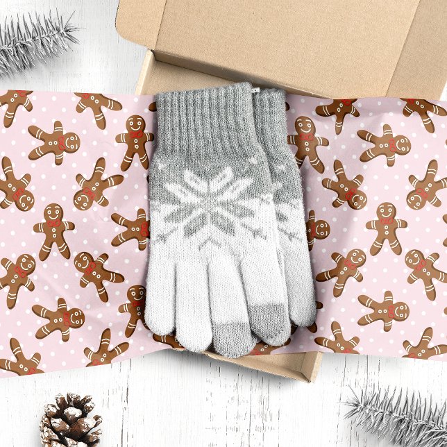 Papel De Seda Homem de Gengibre Rosa Natal (Criador carregado)