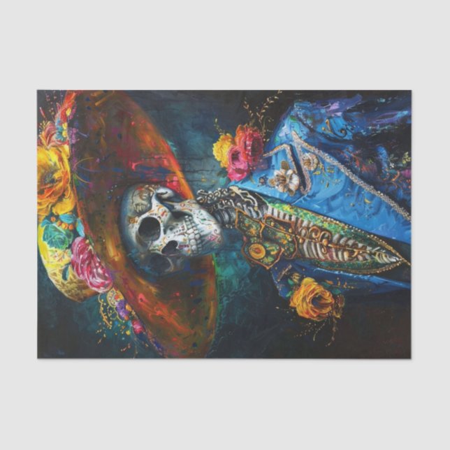 Papel De Seda Homem morto4 (Frente )