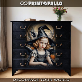 Papel De Seda Homenagem a Tamara De Lempicka - A garota bruxa