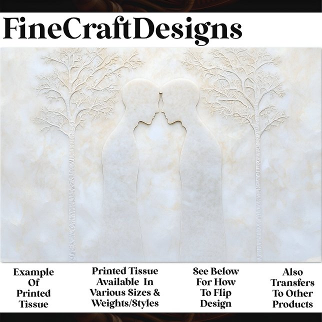 Papel De Seda Homens LGBTQ Mínimos Romáticos LGBTQ X7 Decoupage (Criador carregado)