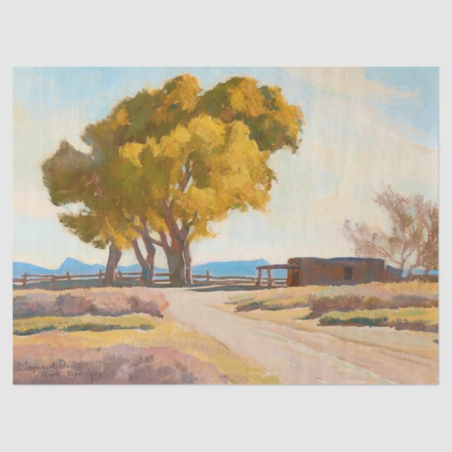 Papel De Seda Homestead de Maynard Dixon (Frente )