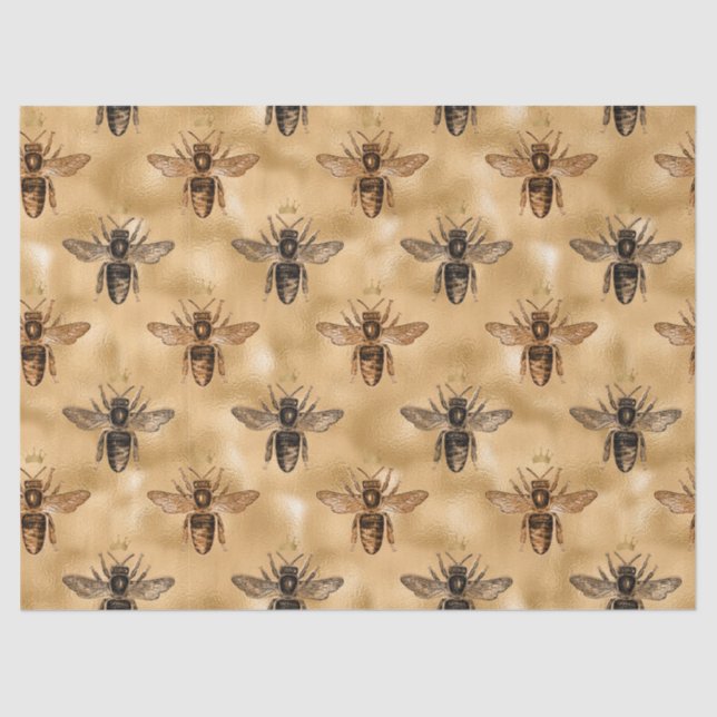 Papel De Seda Honey Bee Series Design 2 (Frente )