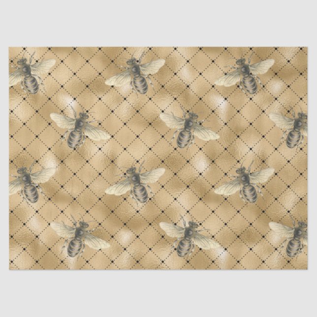Papel De Seda Honey Bee Series Design 5 (Frente )