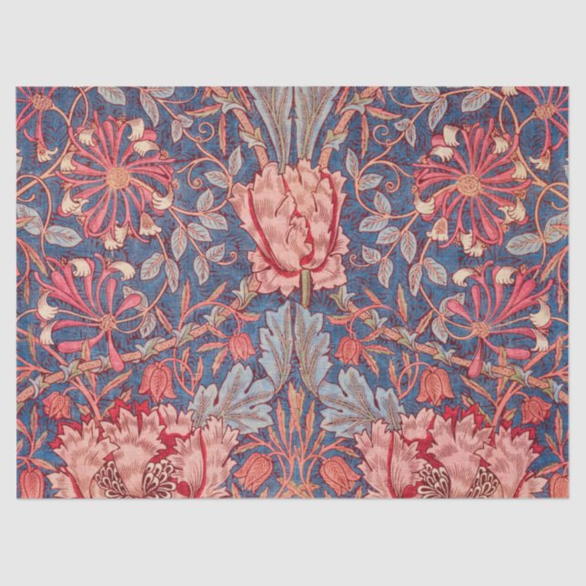 Papel De Seda Honeysuckle, Wallpaper de William Morris (Frente )