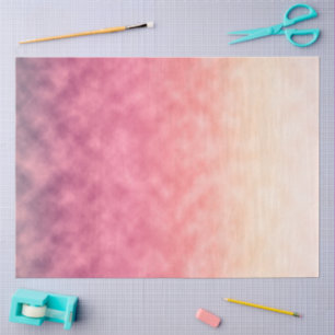 Papel De Seda Horizonte Desbotado pela Rosa