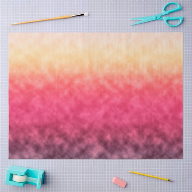 Papel De Seda Horizonte Florido (Arte )
