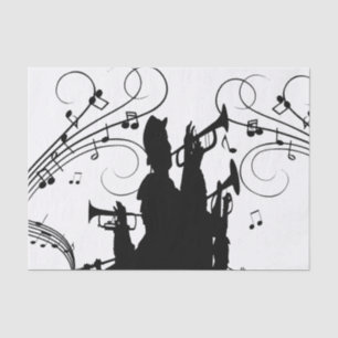 Papel De Seda Horn Section Trumpet Jazz Music