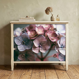 Papel De Seda Hortênsia Malva Rosa Empoeirada Temperamental Deco