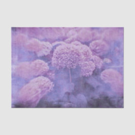 Papel De Seda Hortênsias Floral Chic Roxo Vintage Textura