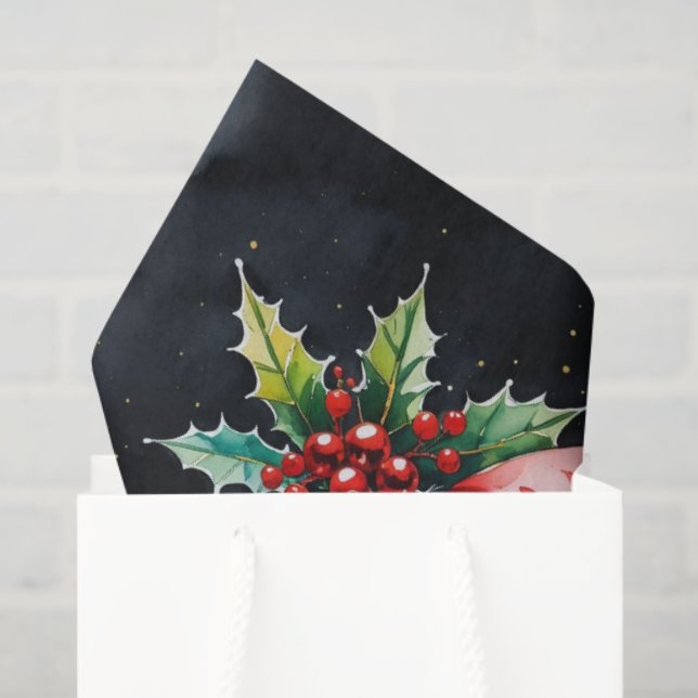 Papel De Seda Horto de Natal de basquete (Sacola de presentes)