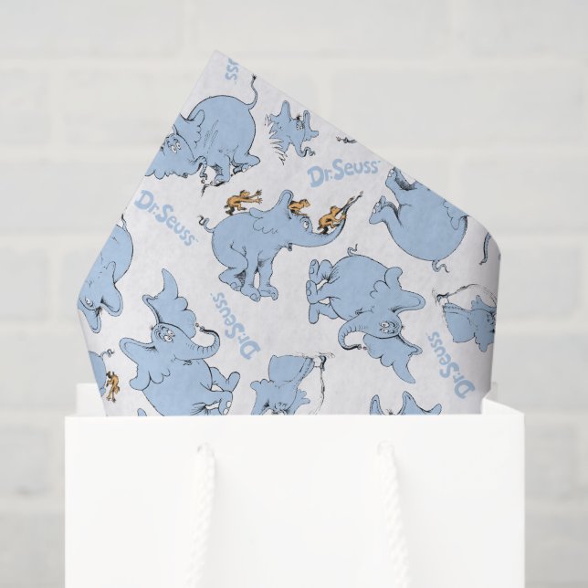 Papel De Seda Horton Hears A Who Monkey Pattern (Sacola de presentes)